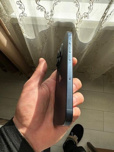 iphone xe: IPhone 15 Pro, Б/у, 256 ГБ, Blue Titanium, Чехол, Зарядное устройство, Защитное стекло, 88 % — 6