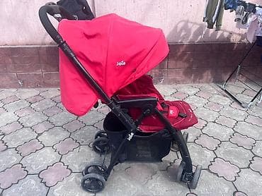 я ищу каляска: (Нету бампера ). Прогулочная коляска Joie, цвет красный/бордовый — 1