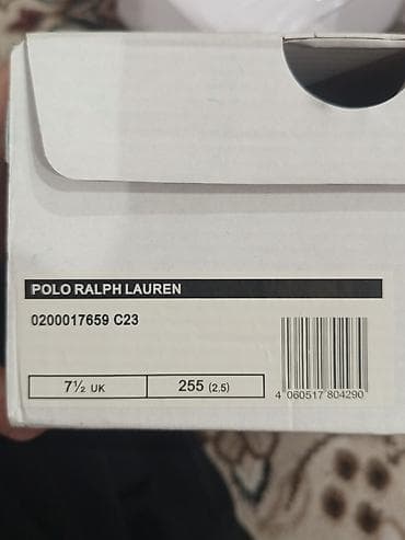 ноокен масы: Эркектердин кроссовкасы, 41, Polo Ralph Lauren, Жаңы, түсү - Кара, Өзү алып кетүү — 3