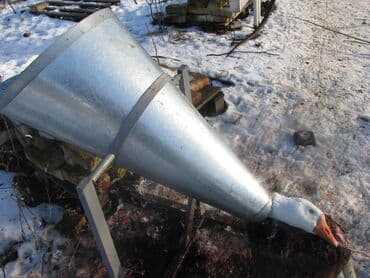 корм для форел: Конус для убоя птицы M оцинкованная сталь Конус для убоя кур и другой — 3