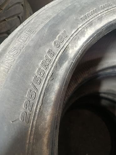 Шины 225 / 55 / R 18, Лето, Б/у, Комплект, Легковые, Япония, Bridgestone — 2