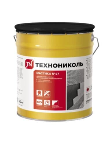Стройтовары от Технониколь: Битумная мастика N 21, 27, а также