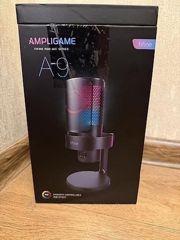 настольный микрофон бишкек: USB-микрофон FIFINE AmpliGame A9 (RGB Mic Series) Описание и функции — 6