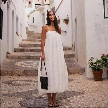 Повседневное платье, Италия, Лето, Хлопок, S — 1