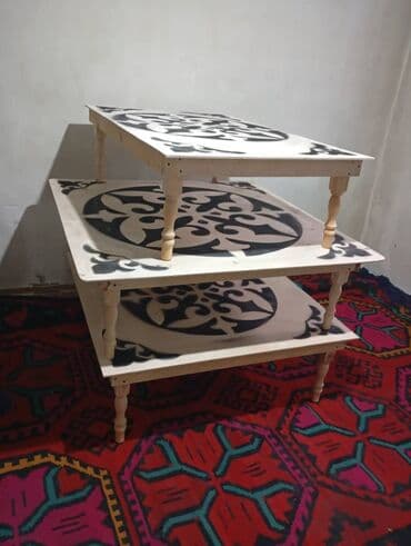 столы для кафе недорого: Национальный кыргызский стол, Не раскладной, Дерево — 10