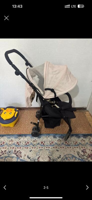 коляска детская цена бишкек: Коляска, цвет - Розовый, Б/у — 2