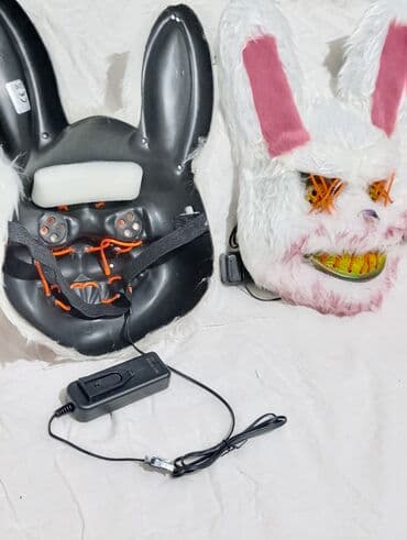 жугору урук пиянер: 🐰🔥 Страшная светящаяся маска «Кровавый заяц» / Horror Bunny 🔥🐰 — 6