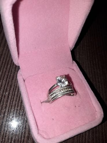 спортивный костюм м: Кольцо, Помолвочное, Фианит — 1