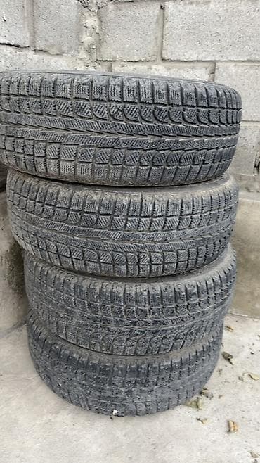 Дөңгөлөктөр монтажда 215 / 55 / R 17, Кыш, Колдонулган, Комплект, Жеңил унаалар, тешиктери - 4 — 2