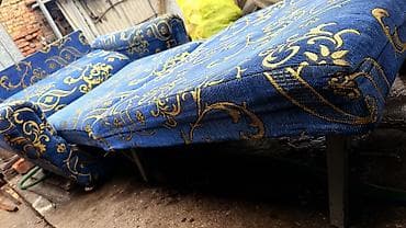 стенки ош: Кресло-кровать, Б/у, Односпальный, Платная доставка, цвет - Синий — 6