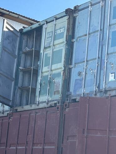 сдаю контейнер на рынке дордой: Продаю контейнер 40 тонник морской высокий целый в хорошем состоянии — 1