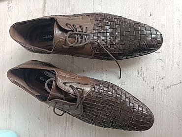 обувь белая: Мужские туфли, 42, Б/у, цвет - Коричневый — 4
