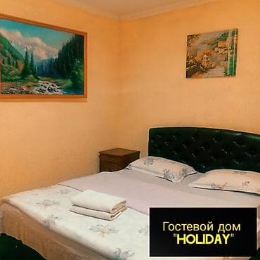 суточные кв бишкеке: 1 комната, Душевая кабина, Постельное белье, Кондиционер — 7