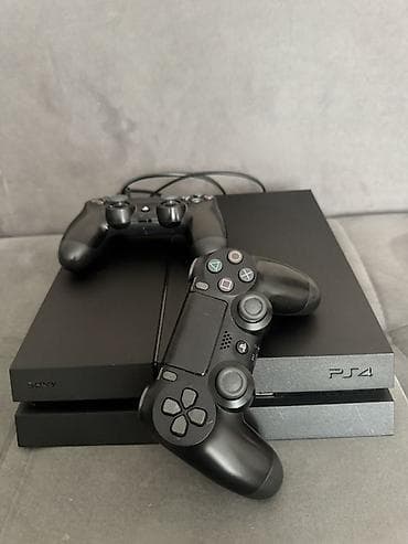 Техника жана электроника: Игровая консоль Sony PlayStation 4 (PS4), черный цвет. 1 джостик — 1