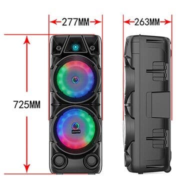 bluetooth speaker: Портативная колонка караоке ZQS-8210 Цвет: чёрный Версия BT: 5.0 — 2