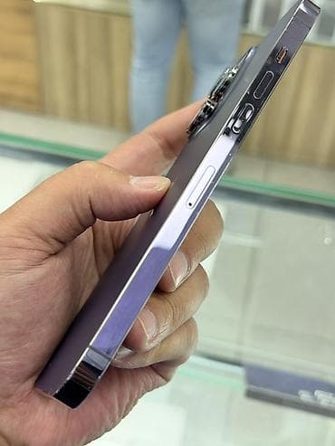 сколько стоит iphone 14 про макс: IPhone 14 Pro Max, Б/у, 512 ГБ, Deep Purple, Защитное стекло, Чехол, 100 % — 5