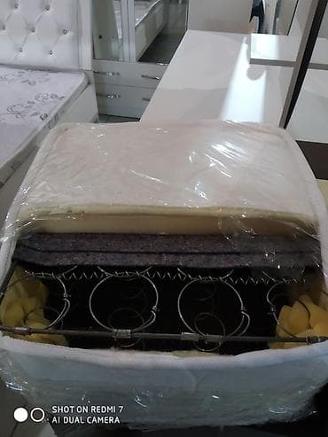 кой кант: Спальный матрас, Новый, Двуспальный, Кыргызстан, Пружинный, Пенополиуретан, Матрасы средней жесткости, Бесплатная доставка — 1