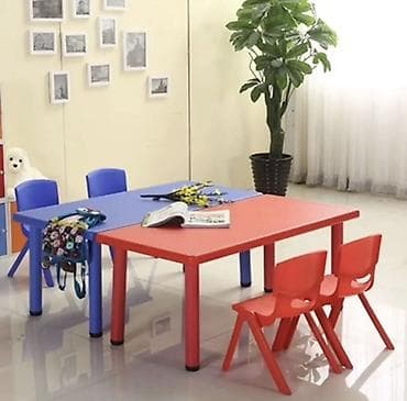 small table: Детский комплект мебели для занятий и игр - Прямоугольный стол для — 1
