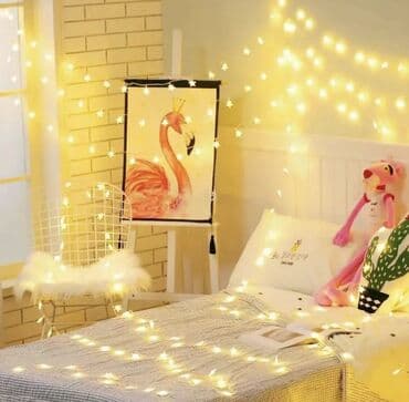 продаю гирлянды: Новогодняя светодиодная штора‑гирлянда с USB питанием 3X3🎉 При — 8