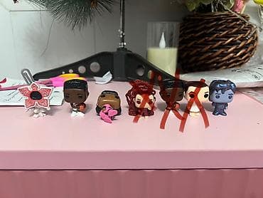 Набор мини-фигурок в стиле Funko/Chibi по сериалу «Очень странные at lalafo.kg Набор мини-фигурок в стиле Funko/Chibi по сериалу «Очень странные