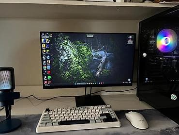 hyperx cloud core: Компьютер, ОЗУ 16 ГБ, Игровой, Б/у, AMD Radeon RX 6600, HDD + SSD — 1