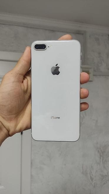 IPhone 8 Plus, Б/у, 64 ГБ, Белый, 85 %