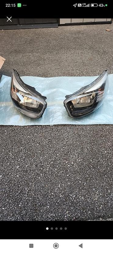 Передние фары: Комплект передних фар Kia 2018 г., Новый, Аналог — 1