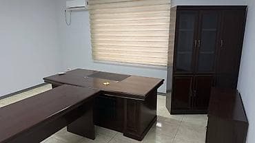 Мебель: Офисный комплект мебели в классическом стиле, цвет темный орех — 1