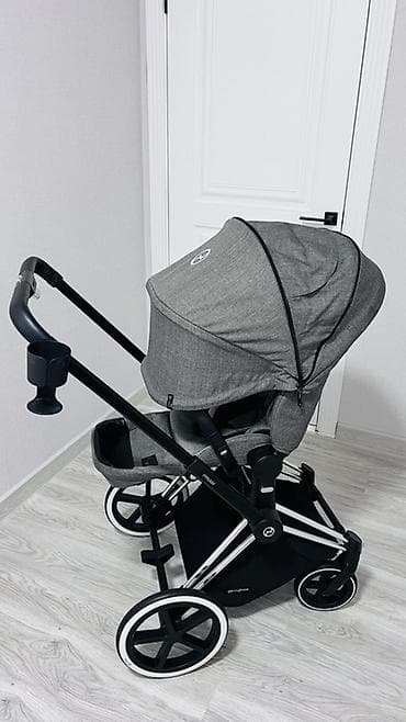 коляска сайбакс: Коляска, Cybex, цвет - Серебристый, Б/у, Платная доставка, Самовывоз — 6