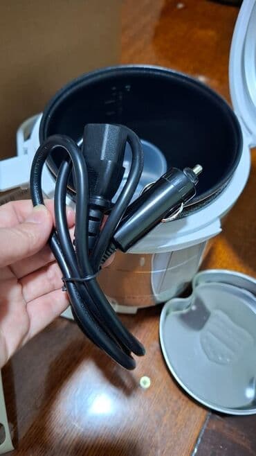 автомобильная мультиварка: Автомобильная электрическая рисоварка/ланч-бокс - Питание: DC 12–24 В — 2