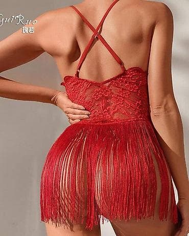 пеньюары: Комплект, Пеньюар, Стринги, Вискоза, С кружевом — 4