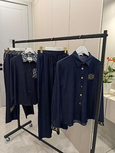 Үй костюмдары: Рубашка с капюшоном и брюки (комплекты для дома/лайфстайла) Описание — 3