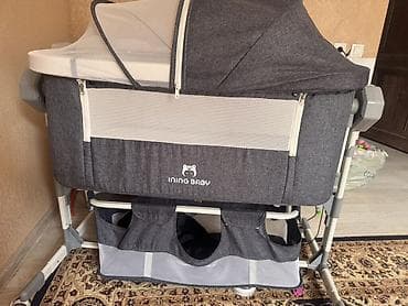 doona x: Детская прикроватная кроватка-колыбель INING BABY с навесом - Формат — 1