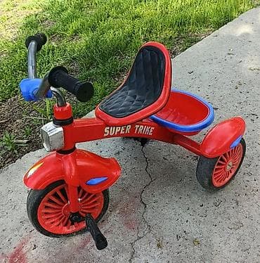 zimmer e9 pro: Детский трехколесный велосипед Super Trike музыкальный - Яркая — 1