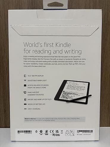 электронный микроскоп: Электронная книга, Amazon, Б/у, 10" - 11", Bluetooth, цвет - Серый — 7