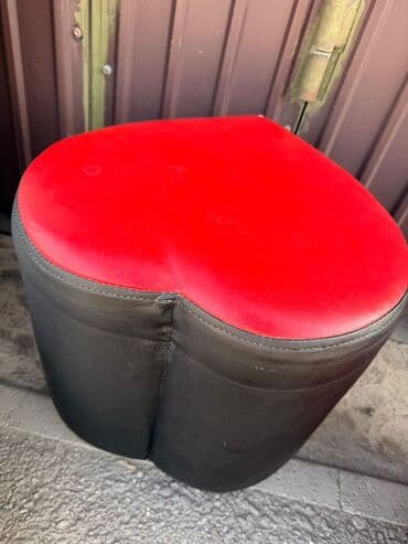 пуфы: Пуф «Сердце» 2 шт, компактный и яркий акцент для дома, кафе или — 4