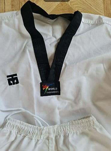 корейский одежда: Кимоно для тхэквондо, три комплекта + пояса. 1) Dobok ITF: - Куртка с — 3