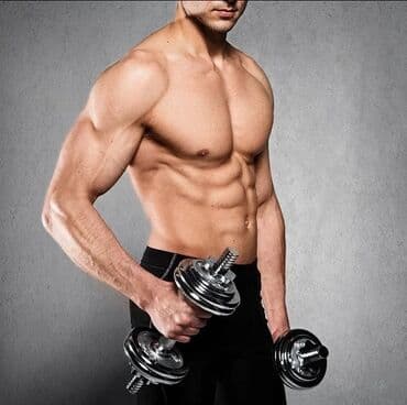 Гантели хромированные разборные вес каждой гантели 10кг гантели