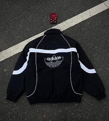 волейбол кроссовки: Куртка-ветровка adidas Originals -Размер: 2XL,180/99А - Цвет: чёрный — 2