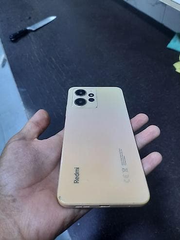 second hand mobile: Redmi, Redmi Note 12, Б/у, 128 ГБ, цвет - Золотой — 1