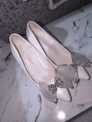 ош обув: Туфли, 35, Б/у, цвет - Белый — 5