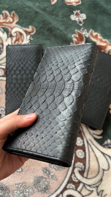 оперативка кабура: Кошелек/Портмоне из настоящей кожи питона. Сделан и привезен из Бали — 3