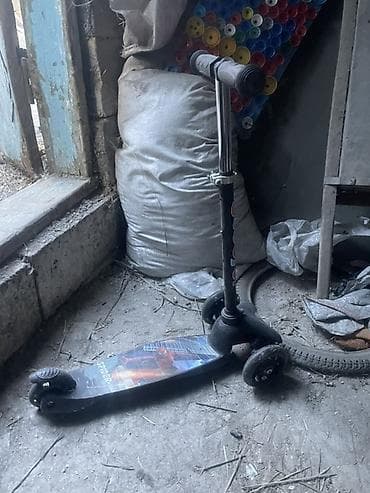 Детские самокаты: Детский самокат, Трёхколёсный, Б/у — 1