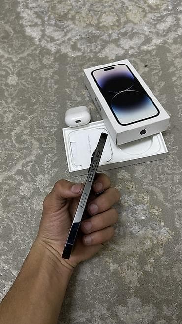 gps tracker: IPhone 14 Pro, Б/у, 128 ГБ, Защитное стекло, Чехол, Коробка, 82 % — 3