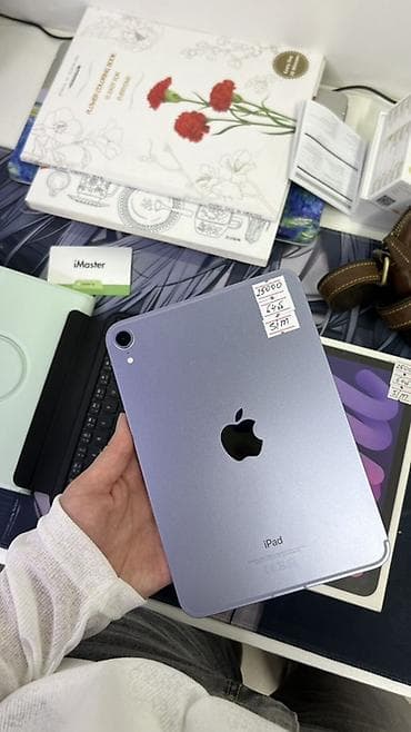 Планшет, Apple, память 64 ГБ, 8" - 9", 5G, Б/у, Классический цвет - Фиолетовый