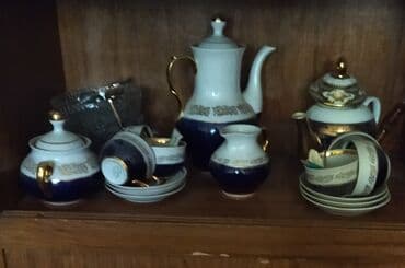 элитный кофейный набор: 1. 3000 сом 2. 2500 сом 3. 3000 сом кофейный и чайный сервиз на 6 — 1