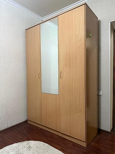 часы феникс: Спальный гарнитур, Б/у, Двуспальная кровать, Шкаф, Комод, Самовывоз — 3