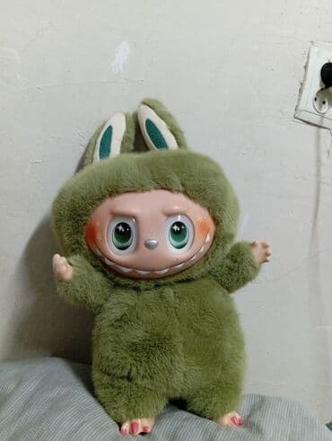где можно купить обезьянку: Мягкая игрушка-кукла «Зелёный монстрик/кролик» - Забавный персонаж с — 6