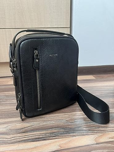 Классическая сумка, Butun, Материал: Натуральная кожа, Застежка на молнии, Мужские