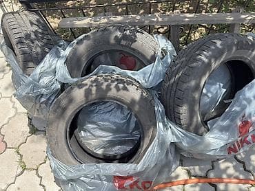 Комплект из 4 автомобильных шин. В отличном состоянии. Катались 1 lalafo.kg да Комплект из 4 автомобильных шин. В отличном состоянии. Катались 1